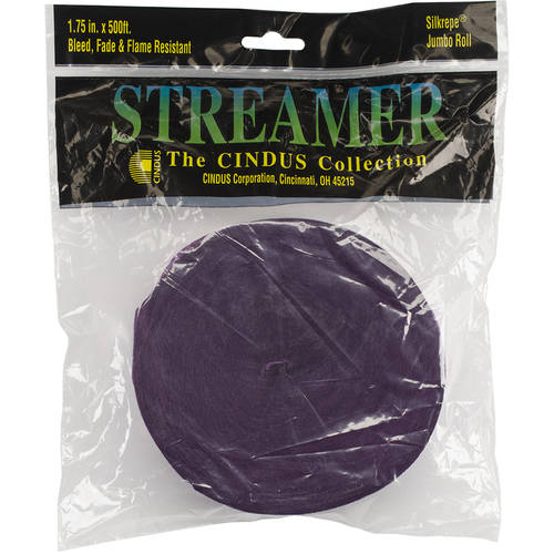 Crepe Streamers, 1.75" X 500'