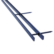 2" Maximum Capacity - 200 x Sheet Capacity - Blue - Plastic - 25 / Box