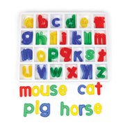 Jumbo Lowercase Alphabet Set with storage tray, set of 104