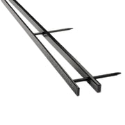 2" Maximum Capacity - 200 x Sheet Capacity - Black - Plastic - 25 / Pack