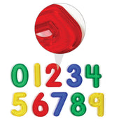Jumbo See-Thru Numbers, Set of 10