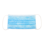 Youth Face Mask w/ Ear Loop, Blue - 50 pcs per Box/12 boxes per Case