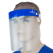 Full Length Face Shield, Blue - 40 pcs per Case