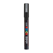 uni® POSCA PC-3M Water-Based Paint Markers, Reversible Fine Tip (0.9-1.3mm), Silver