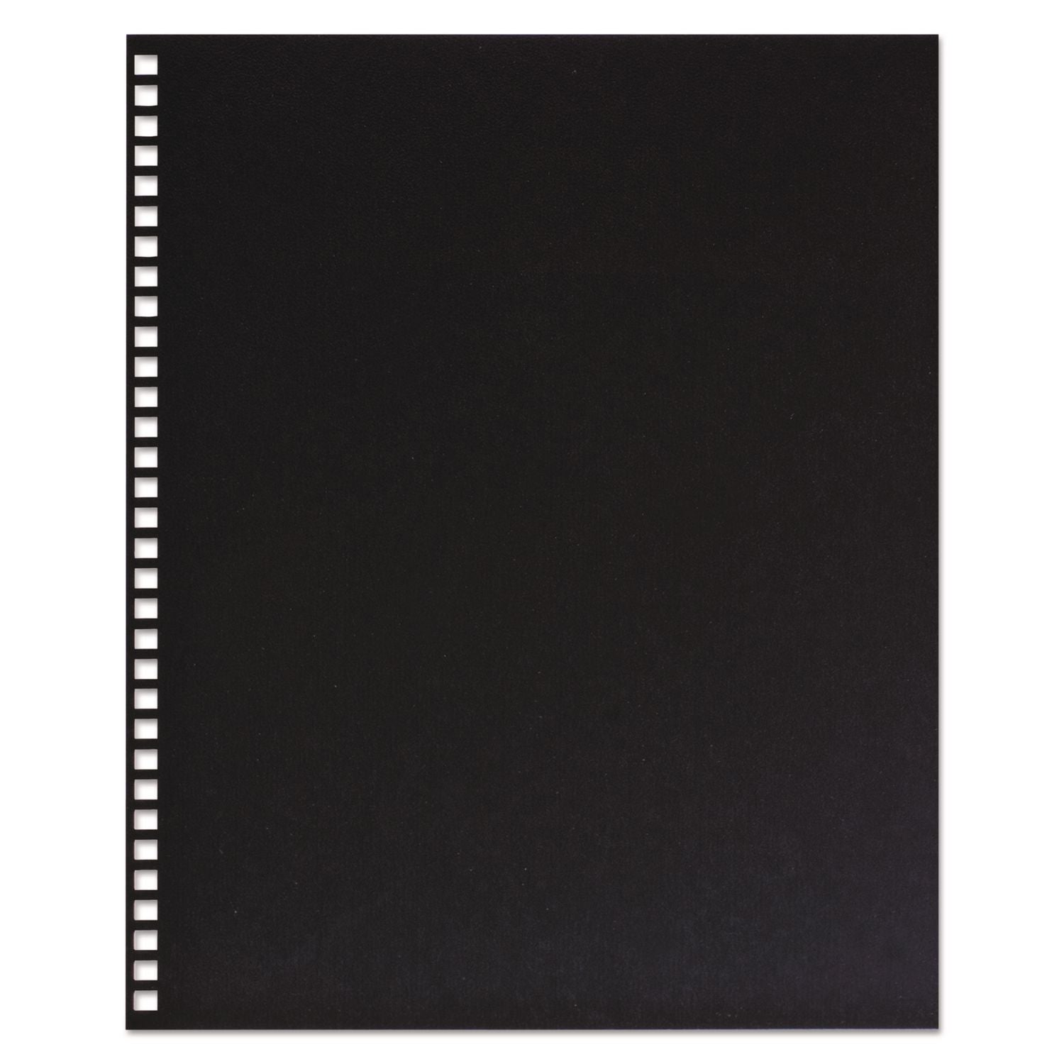 GBC Regency Letter Presentation Cover - 8 1/2" x 11" - Black - Pre-punched - 25 / Pack