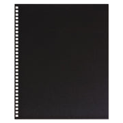 GBC Regency Letter Presentation Cover - 8 1/2" x 11" - Black - Pre-punched - 25 / Pack