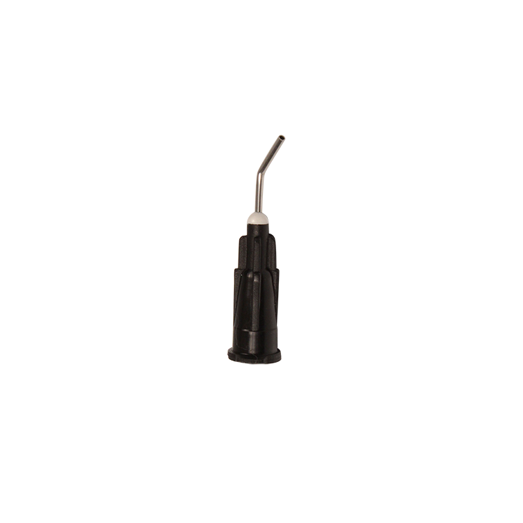 Pre Bent Flow Tips, 20G - Flow-Sealant Tips, Black - 100 pcs per Box/25 boxes per Case
