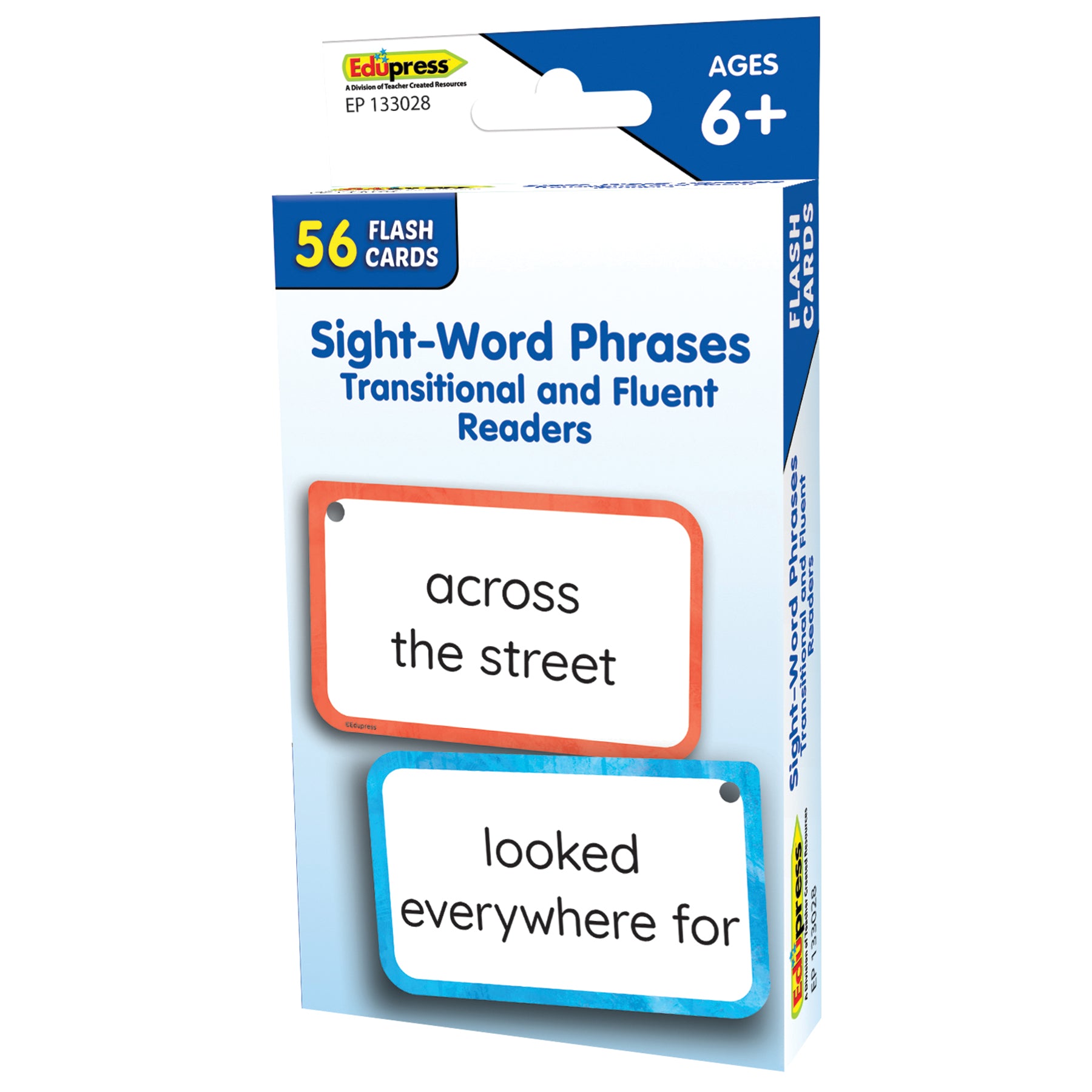 Sight-Word Phrases - Transitional and Fluent Readers Flash Cards