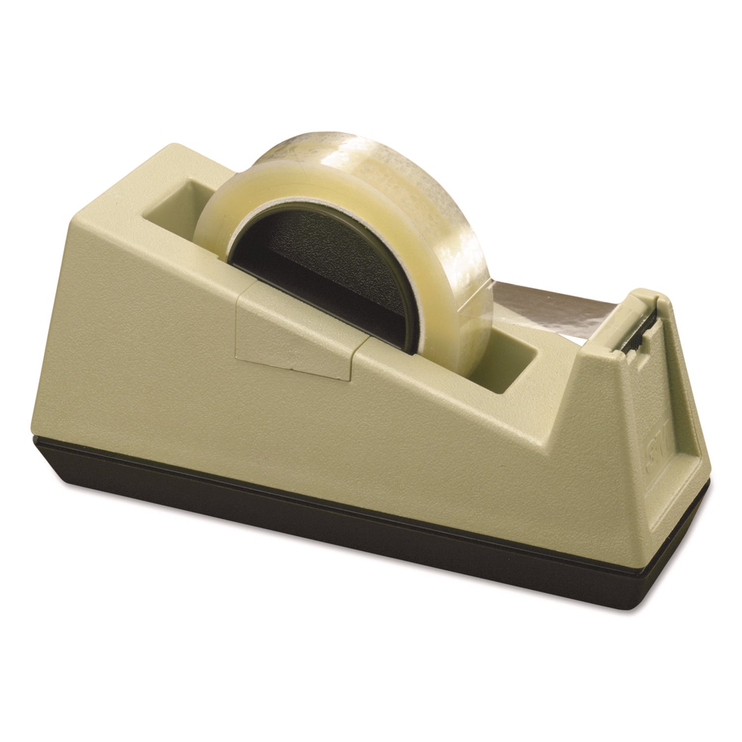 Scotch Heavy-Duty Dispenser - Holds Total 1 Tape(s) - 3" Core - Refillable - Beige - 1 Each