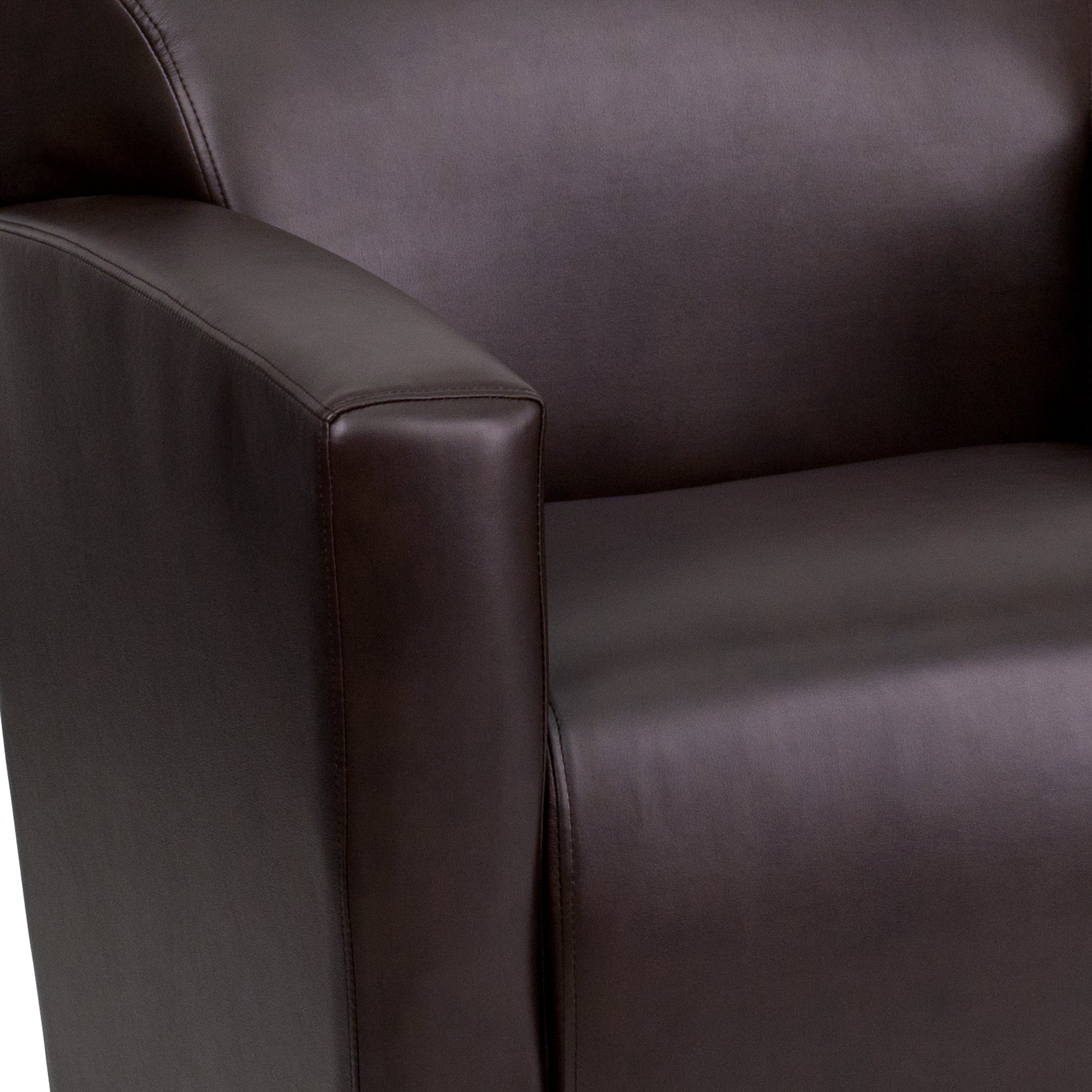 HERCULES Majesty Series Brown LeatherSoft Chair