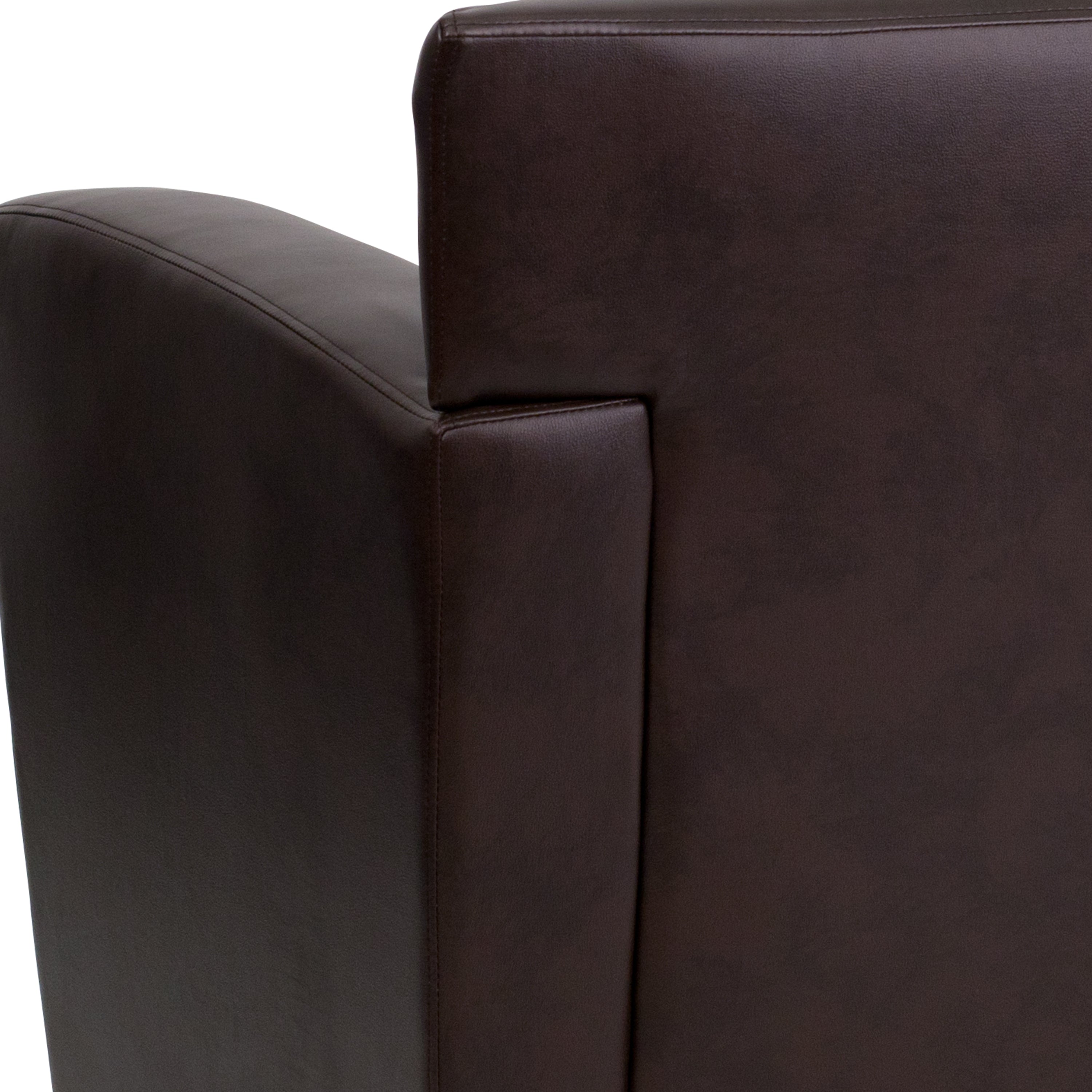 HERCULES Majesty Series Brown LeatherSoft Chair