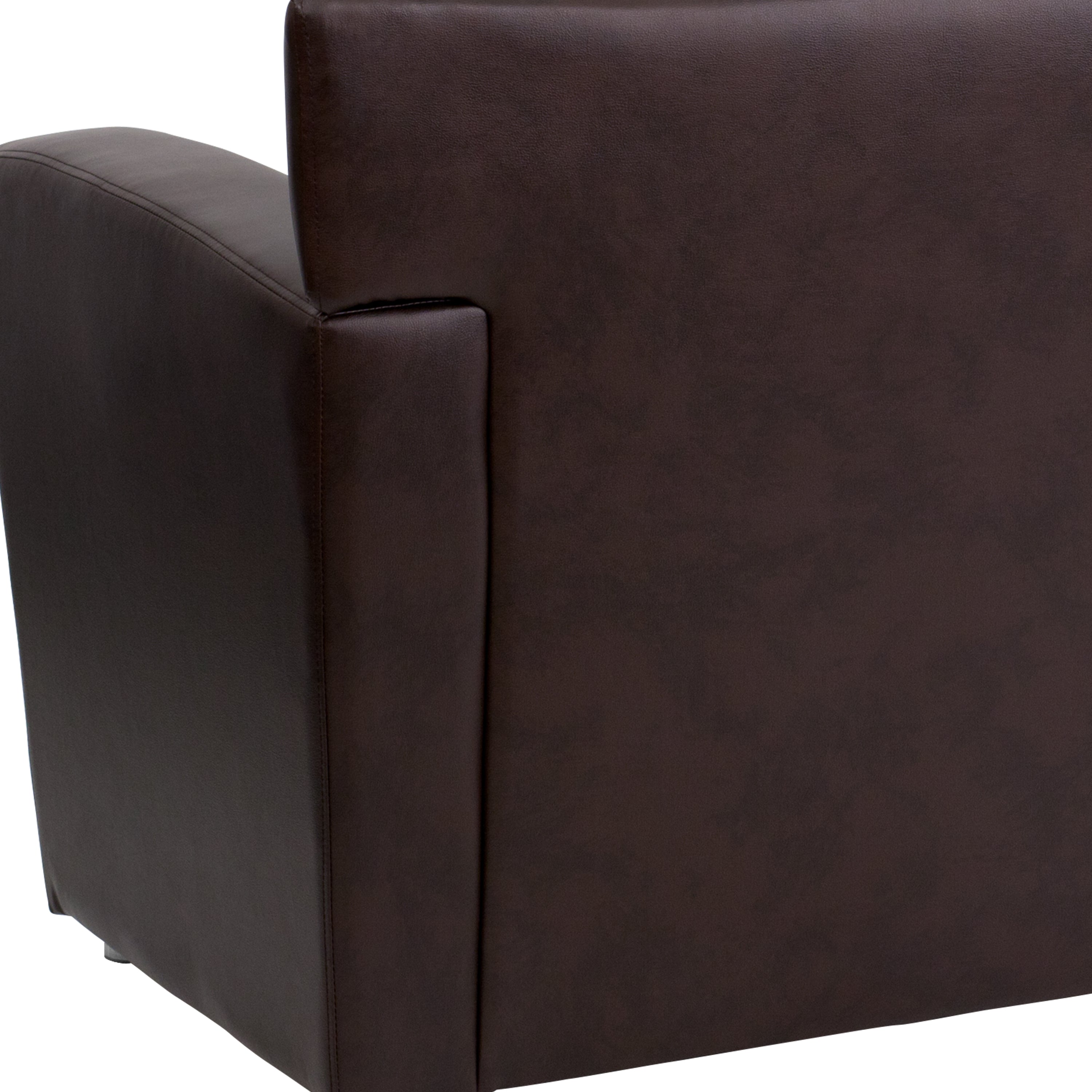 HERCULES Majesty Series Brown LeatherSoft Loveseat