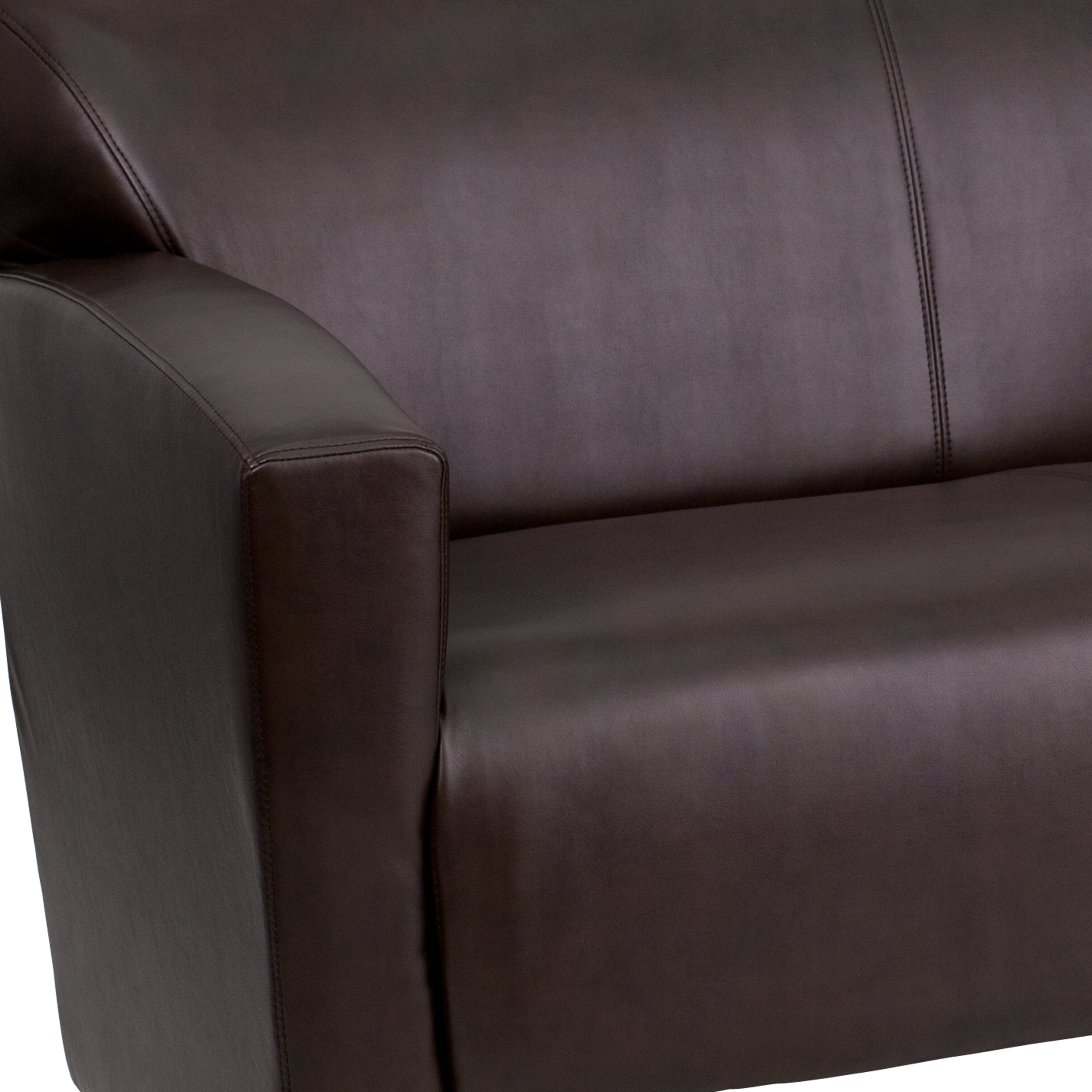 HERCULES Majesty Series Brown LeatherSoft Sofa