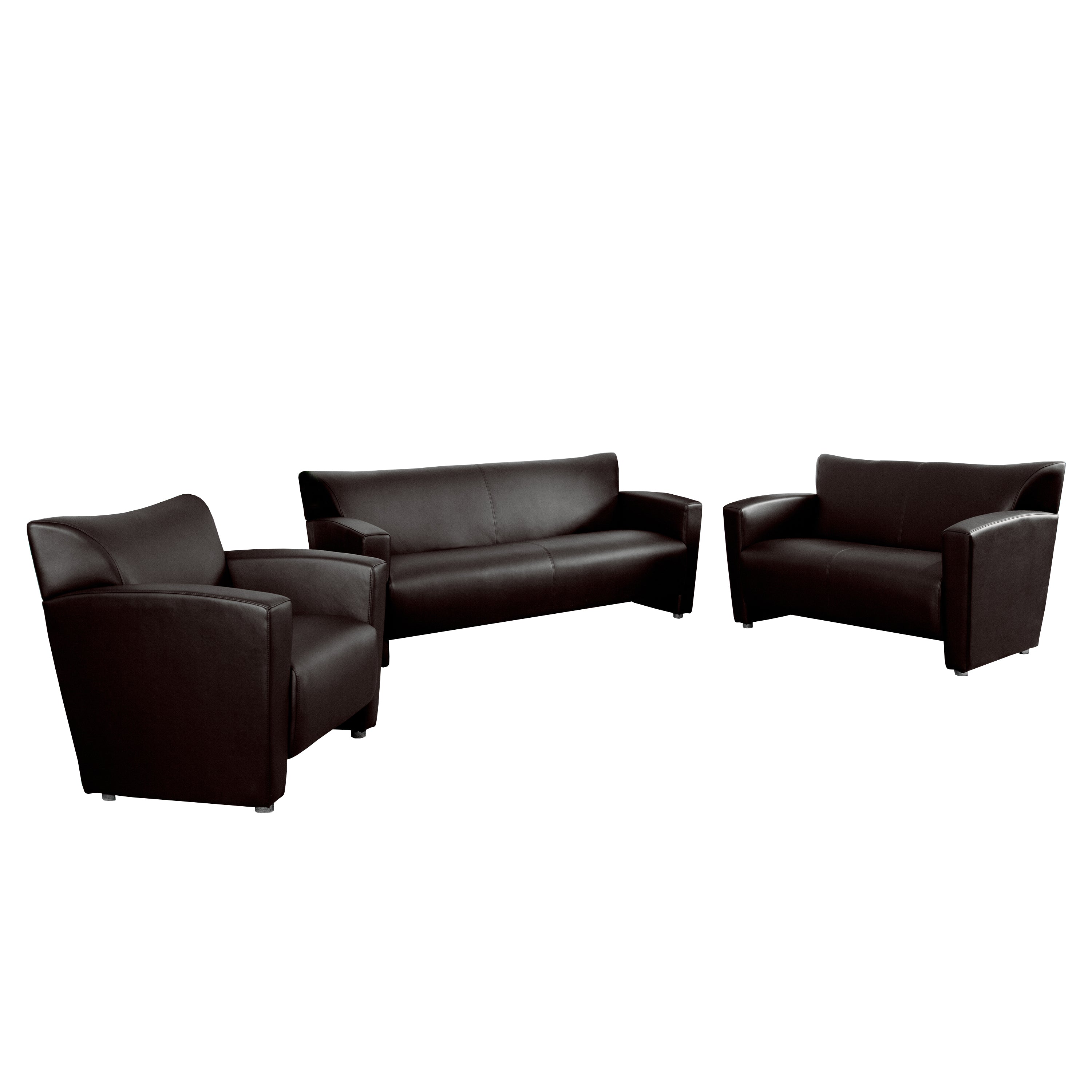 HERCULES Majesty Series Reception Set in Brown LeatherSoft