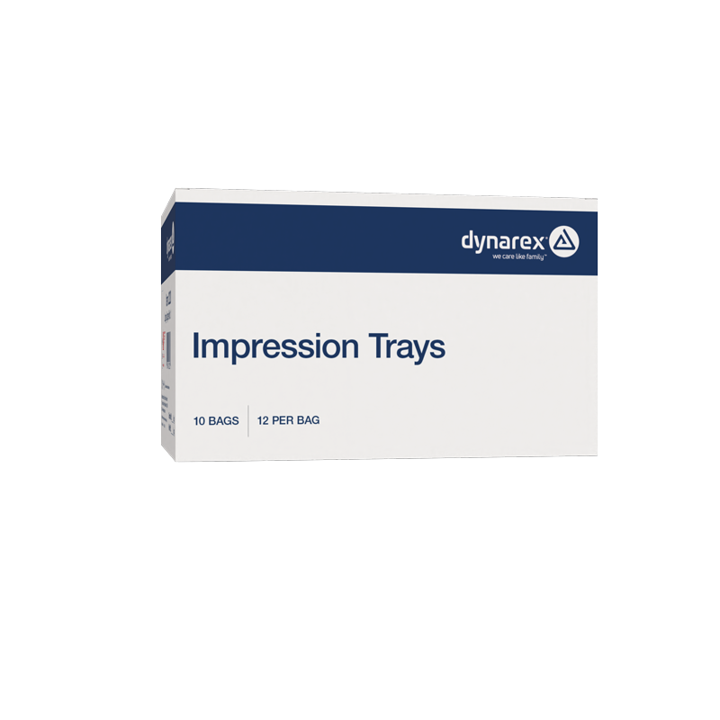 Impression Trays, No. 6, Small Lower - 12 pcs per Box/10 Boxes per Case