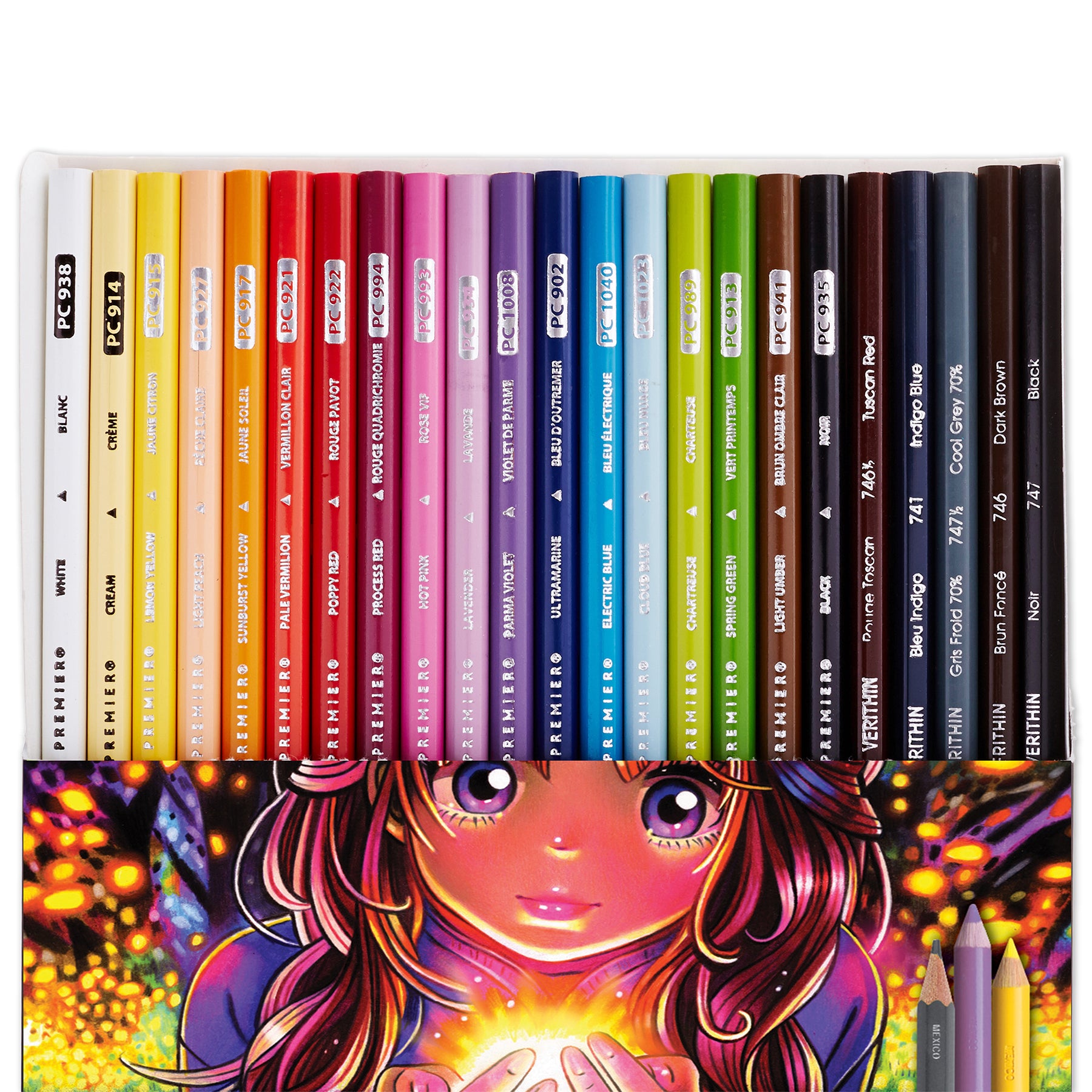 Premier® Colored Pencils, Manga Colors, 23 Count
