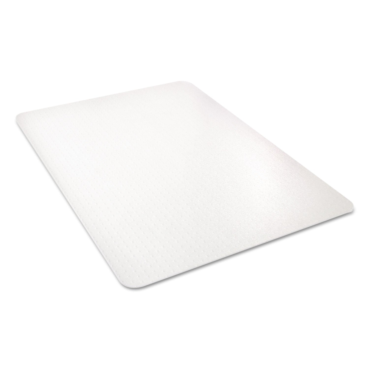 Deflecto EconoMat Chair Mat - Carpeted Floor - 53" Length x 45" Width x 0.063" Thickness - Rectangular - Polycarbonate - Clear - 1 Each