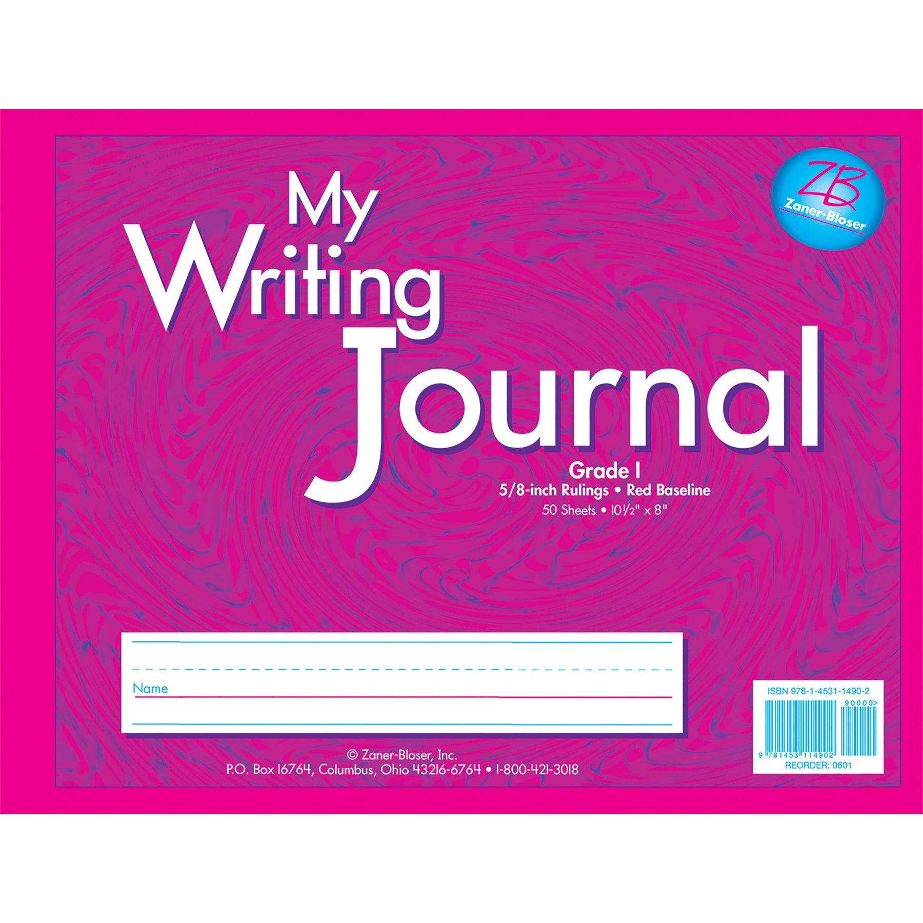 My Writing Journal, 5/8" Ruling, Grade 1, 50 Sheets