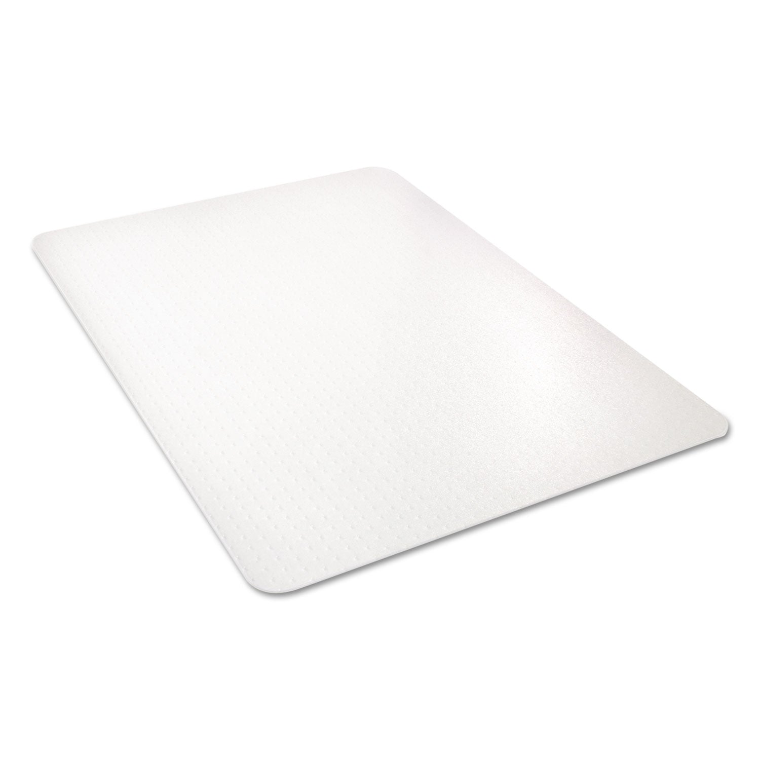 Deflecto EconoMat Chair Mat - Carpeted Floor - 48" Length x 36" Width x 0.063" Thickness - Rectangular - Polycarbonate - Clear - 1 Each
