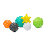 Infantino Textured Multi Ball Set  Soft Plastic  Baby 6-12 Months  Multi-Color  6-Piece