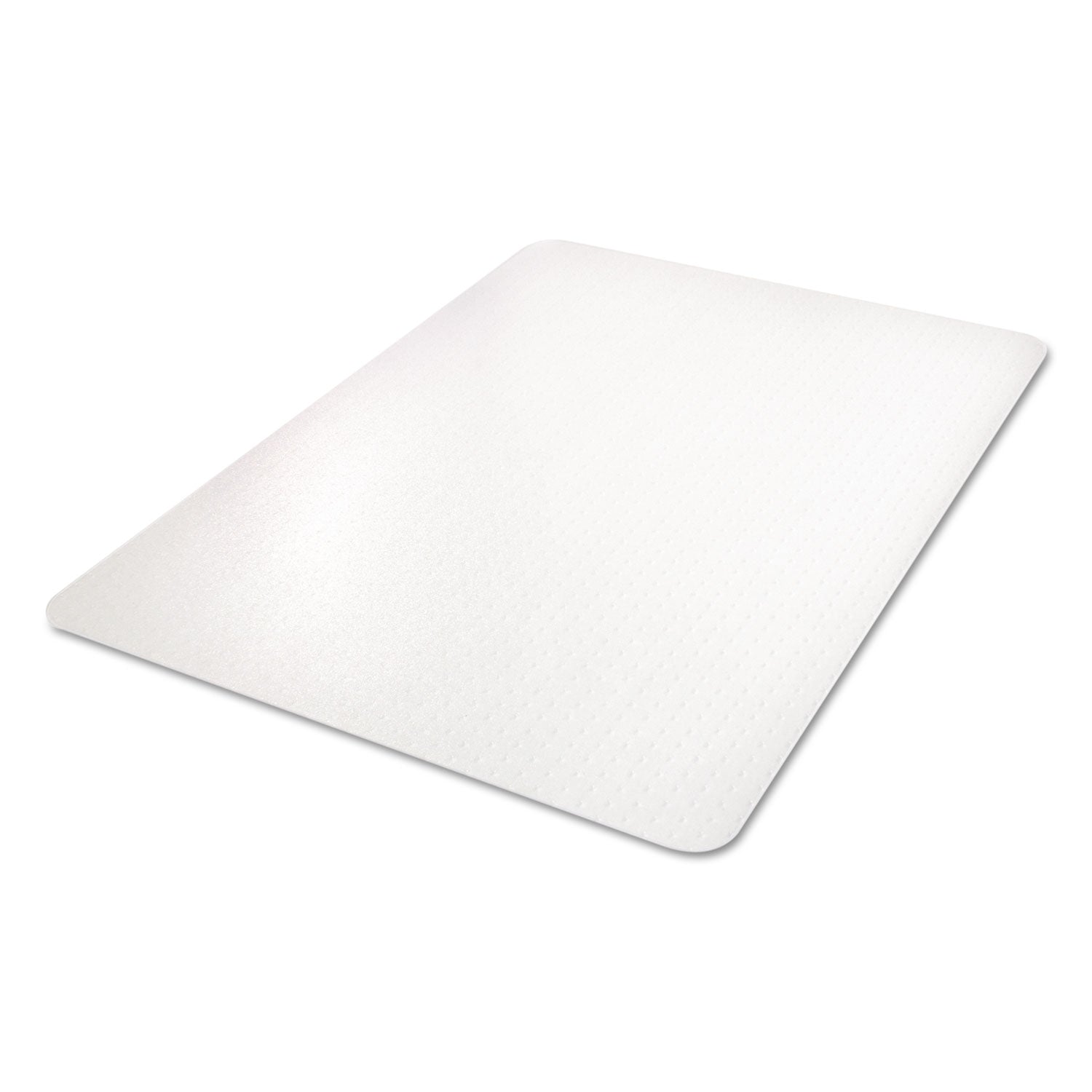 Deflecto EconoMat Chair Mat - Carpeted Floor - 48" Length x 36" Width x 0.063" Thickness - Rectangular - Polycarbonate - Clear - 1 Each