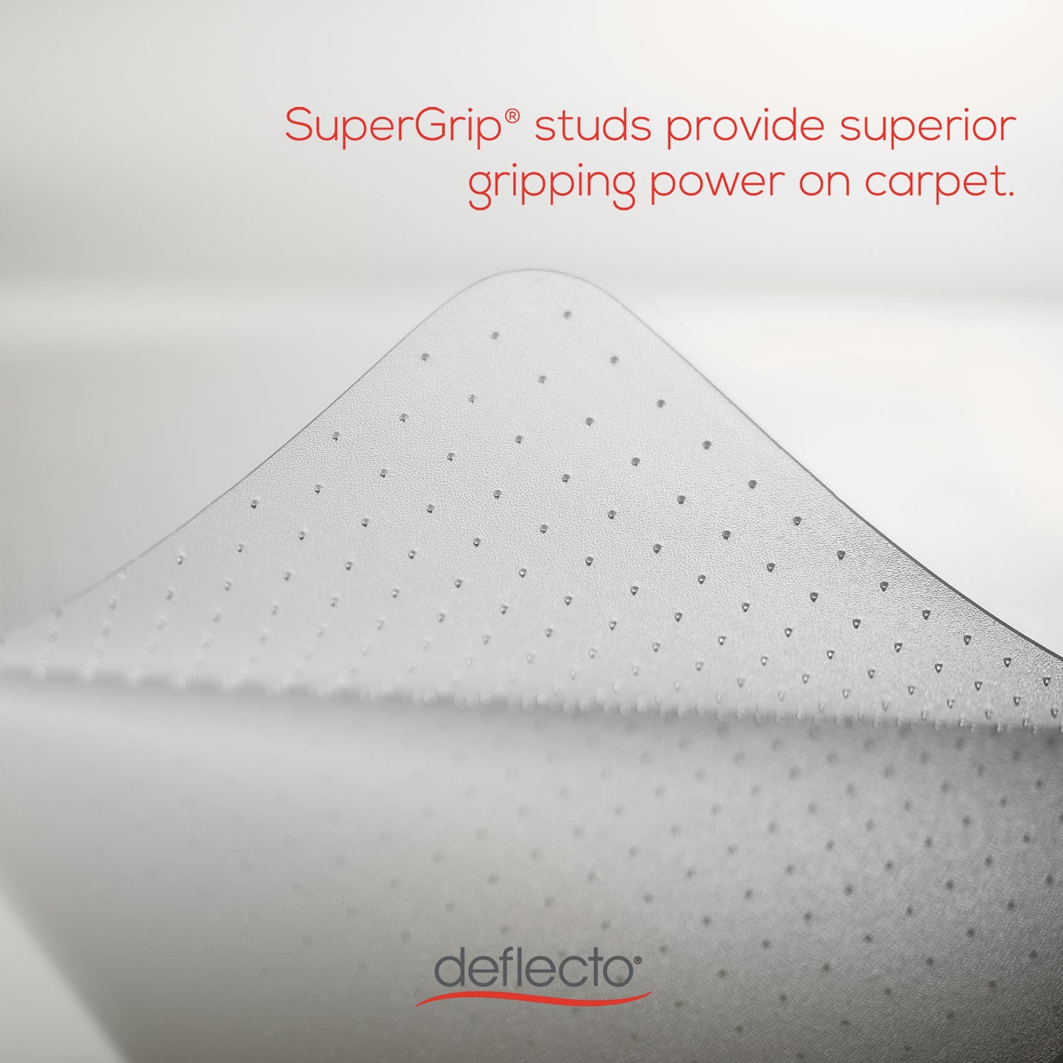 Deflecto EconoMat Chair Mat - Carpeted Floor - 53" Length x 45" Width x 0.063" Thickness - Rectangular - Polycarbonate - Clear - 1 Each