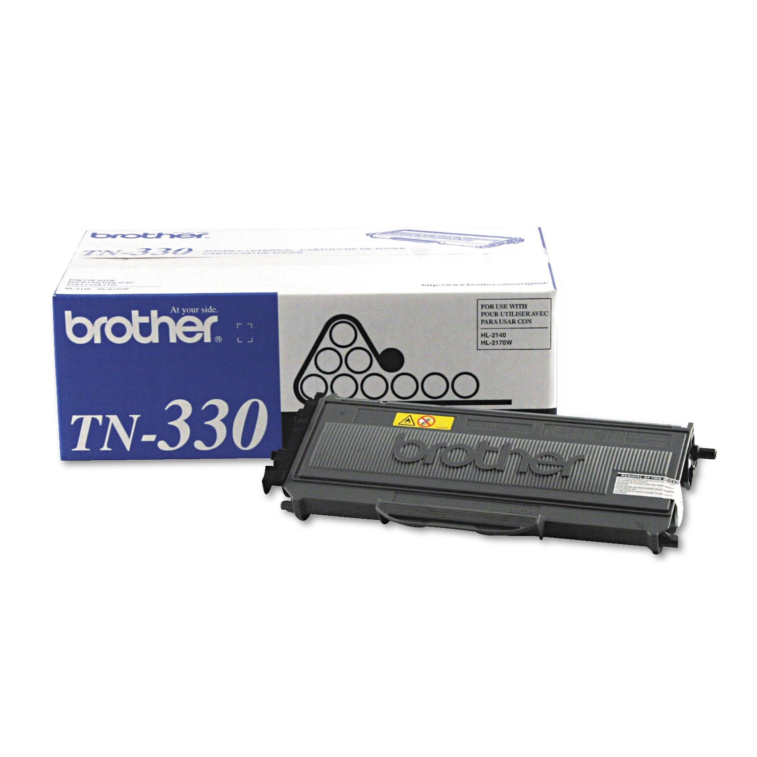 Brother TN330 Original Laser Toner Cartridge - Black - 1 Each