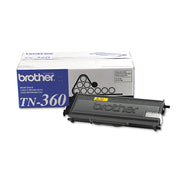 Brother TN360 Original Laser Toner Cartridge - Black - 1 Each