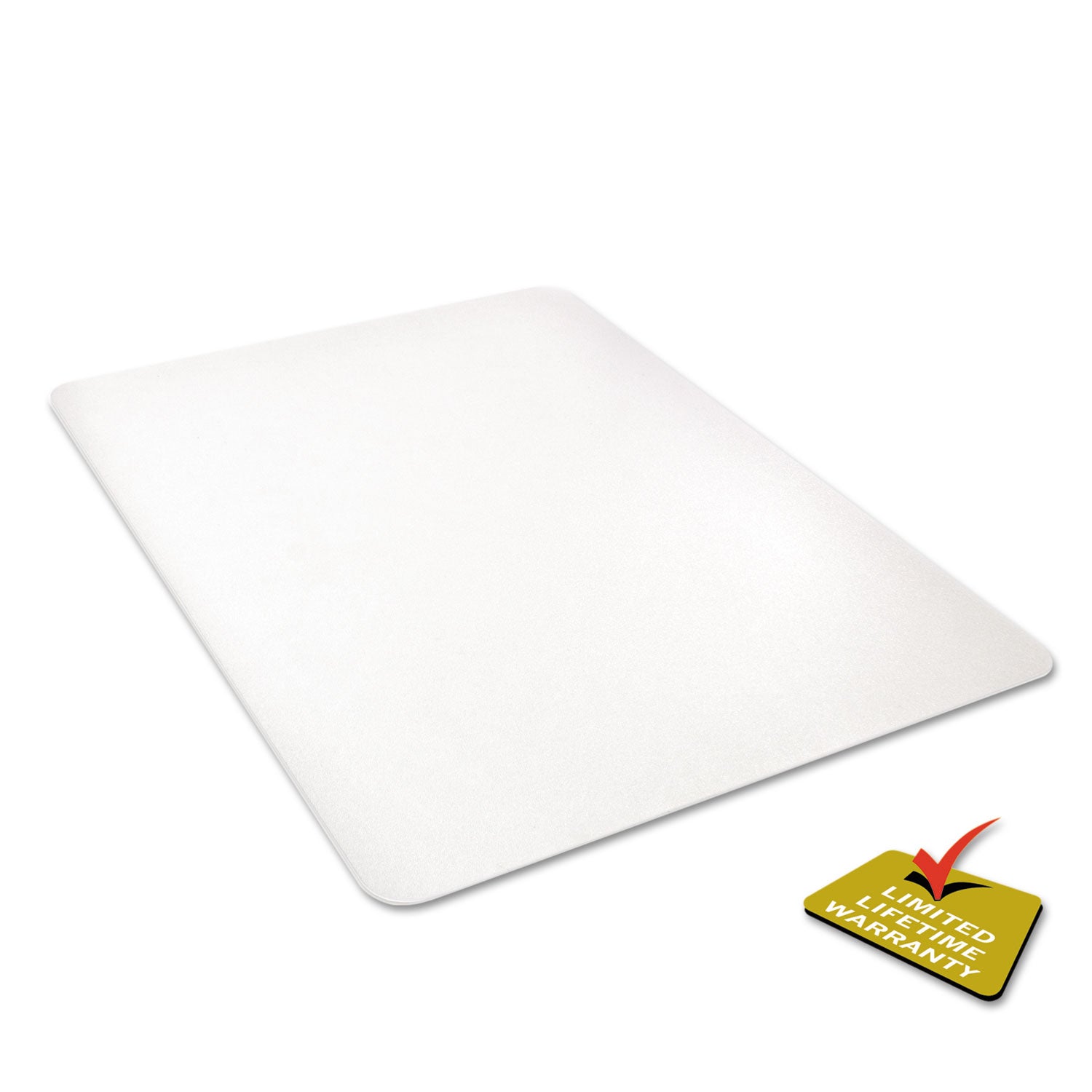 Hard Floor - 53" Length x 45" Width - Rectangular - Polycarbonate - Clear - 1 Each