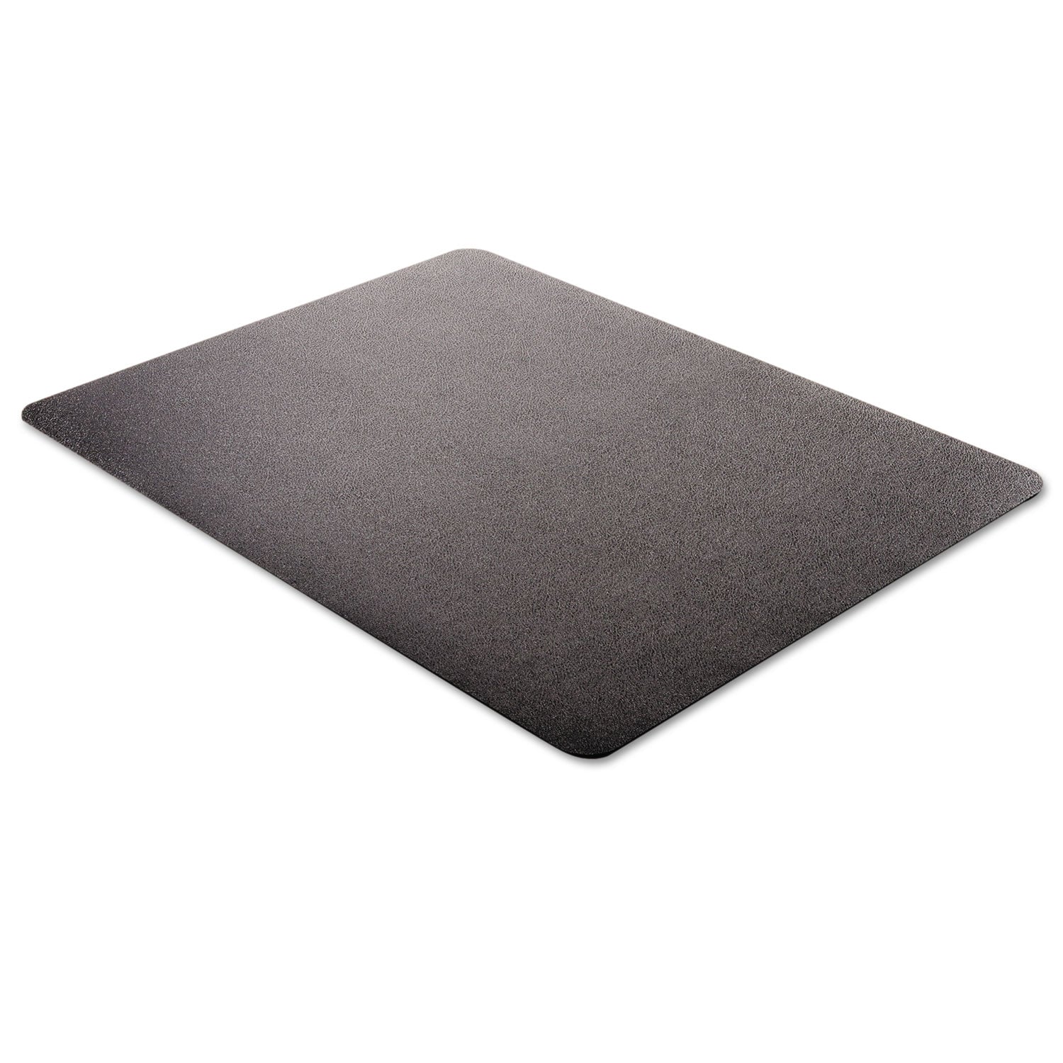 Deflecto Black EconoMat for Hard Floors - Hard Floor - 53" Length x 45" Width - Rectangular - Vinyl - Black - 1 Each