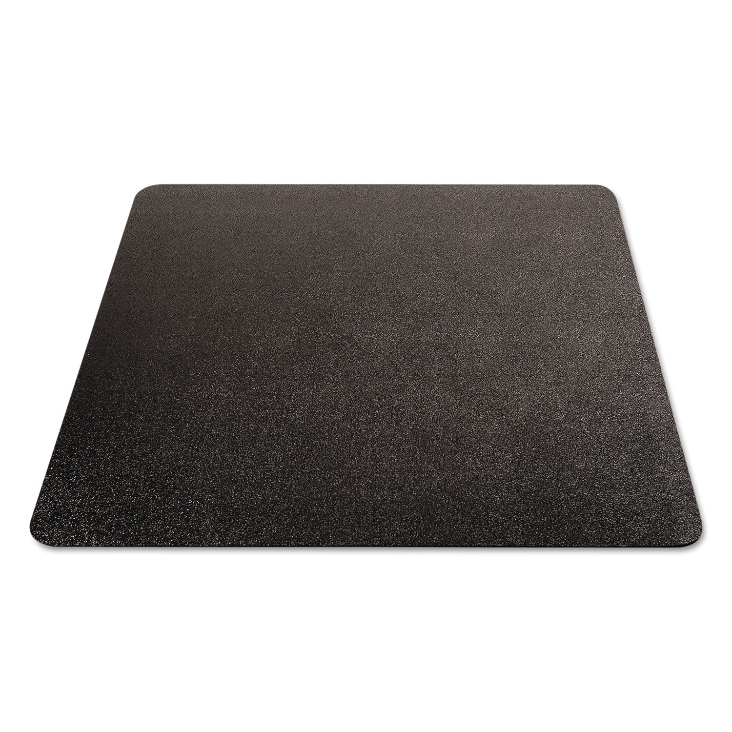 Deflecto Black EconoMat for Hard Floors - Hard Floor - 53" Length x 45" Width - Rectangular - Vinyl - Black - 1 Each