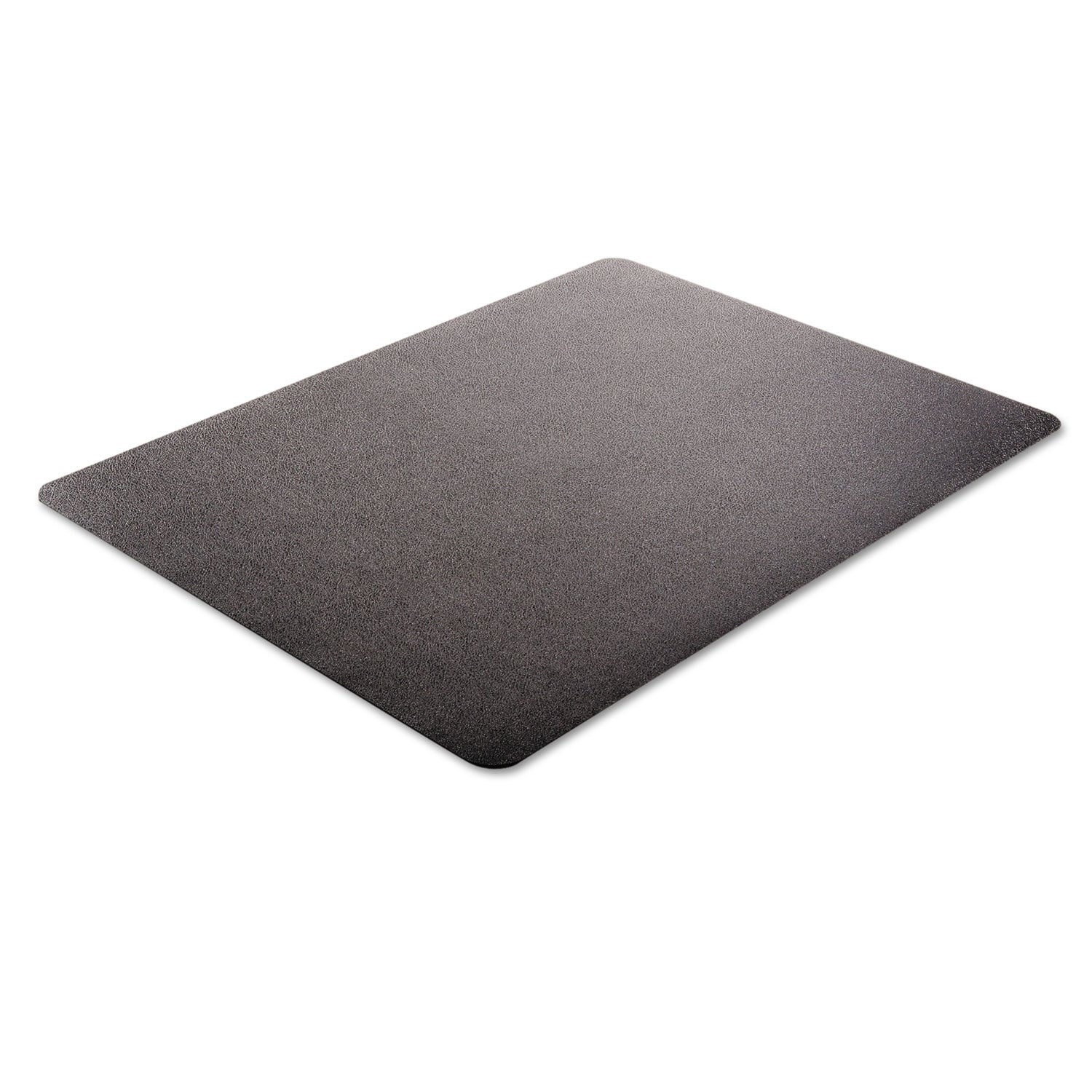 Deflecto Black EconoMat for Hard Floors - Hard Floor - 53" Length x 45" Width - Rectangular - Vinyl - Black - 1 Each