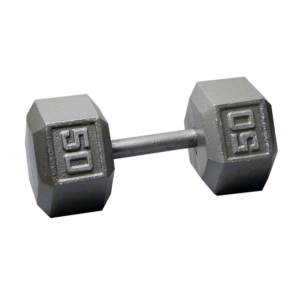 Grey Hex Dumbell Set 5-50Lb Pairs