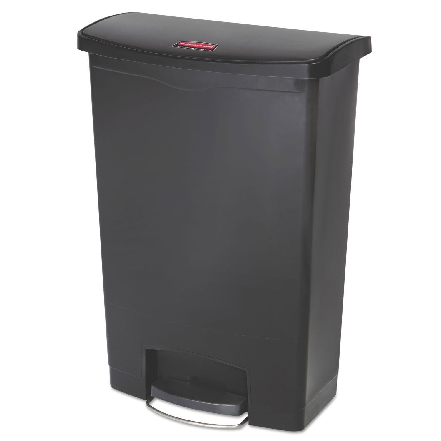 24 gal Capacity - 32.5" Height x 13.9" Width - Resin, Poly, Plastic - Black - 1 Each