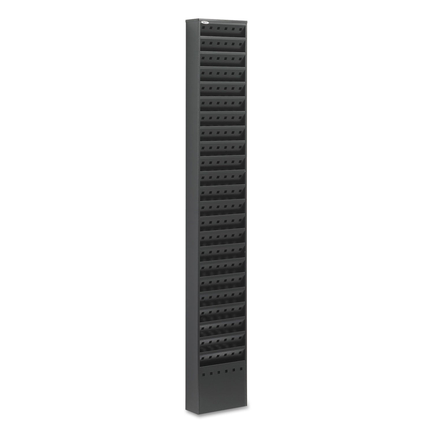 Lit Rack Steel 23 Pocket Blk