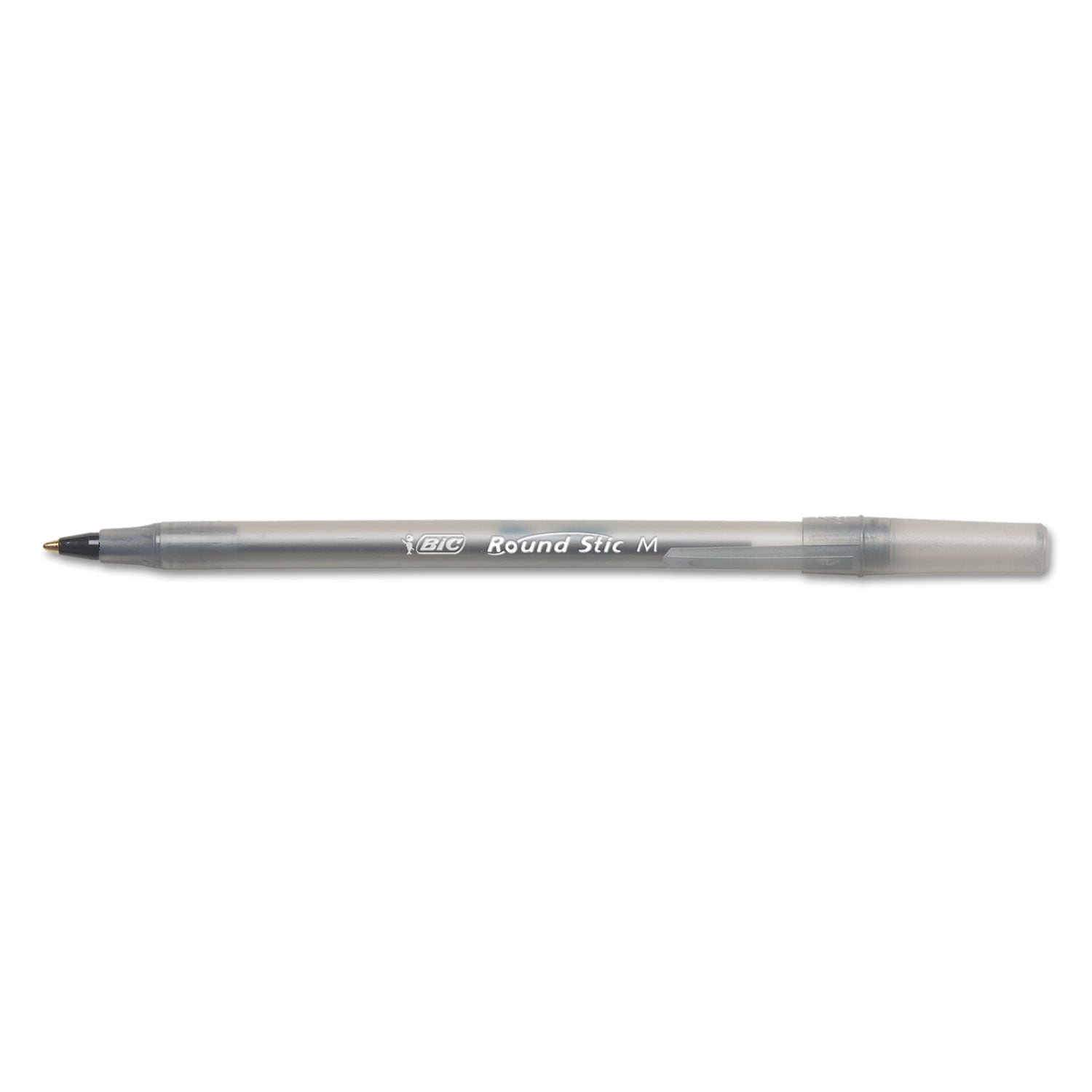 Round Stic® Pen, Medium Point, Black, Pack of 12