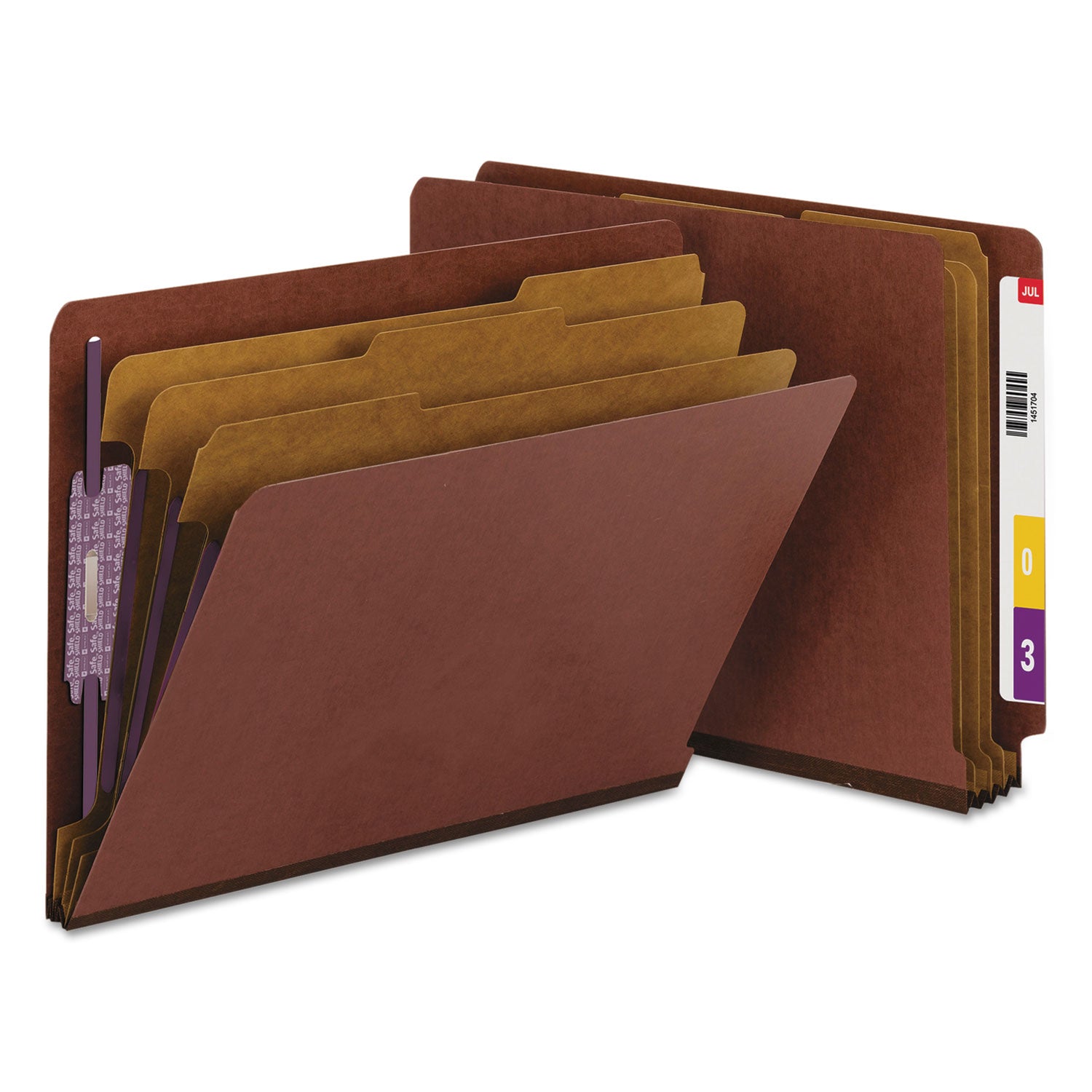 Smead Straight Tab Cut Letter Recycled Classification Folder