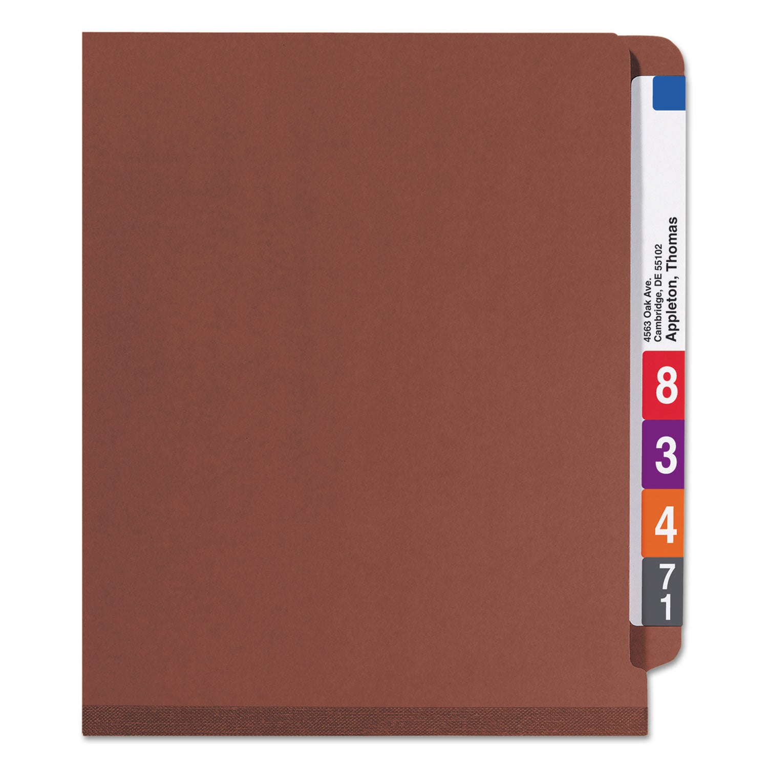 Smead Straight Tab Cut Letter Recycled Classification Folder