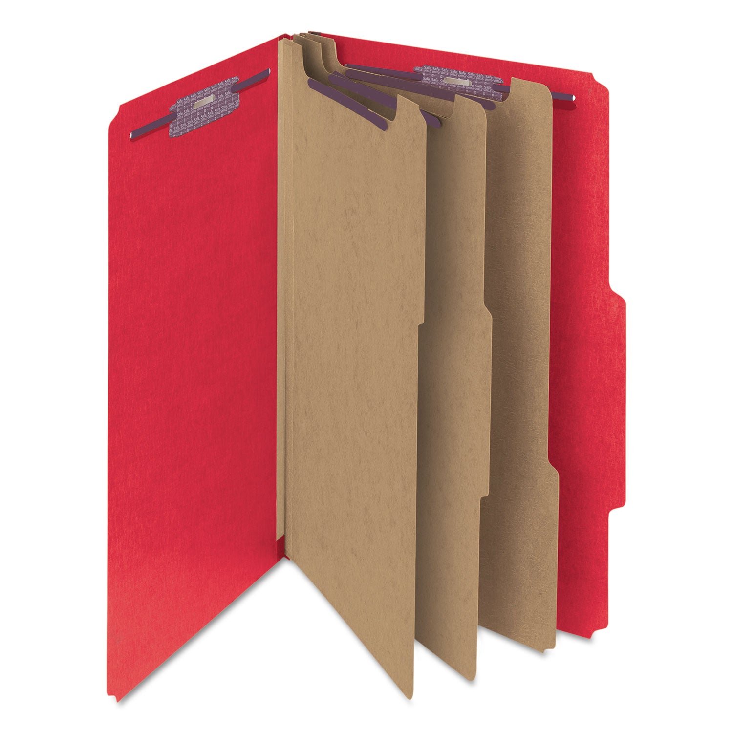 Smead SafeSHIELD 2/5 Tab Cut Legal Recycled Classification Folder