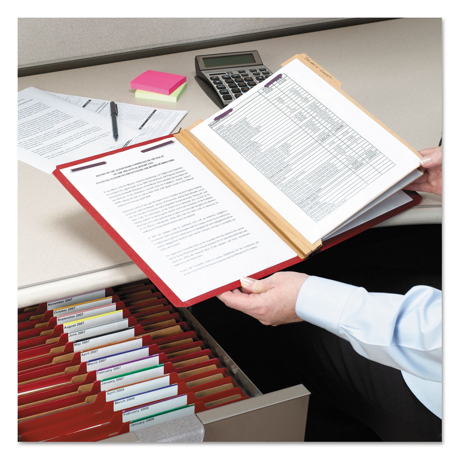 Smead SafeSHIELD 2/5 Tab Cut Legal Recycled Classification Folder