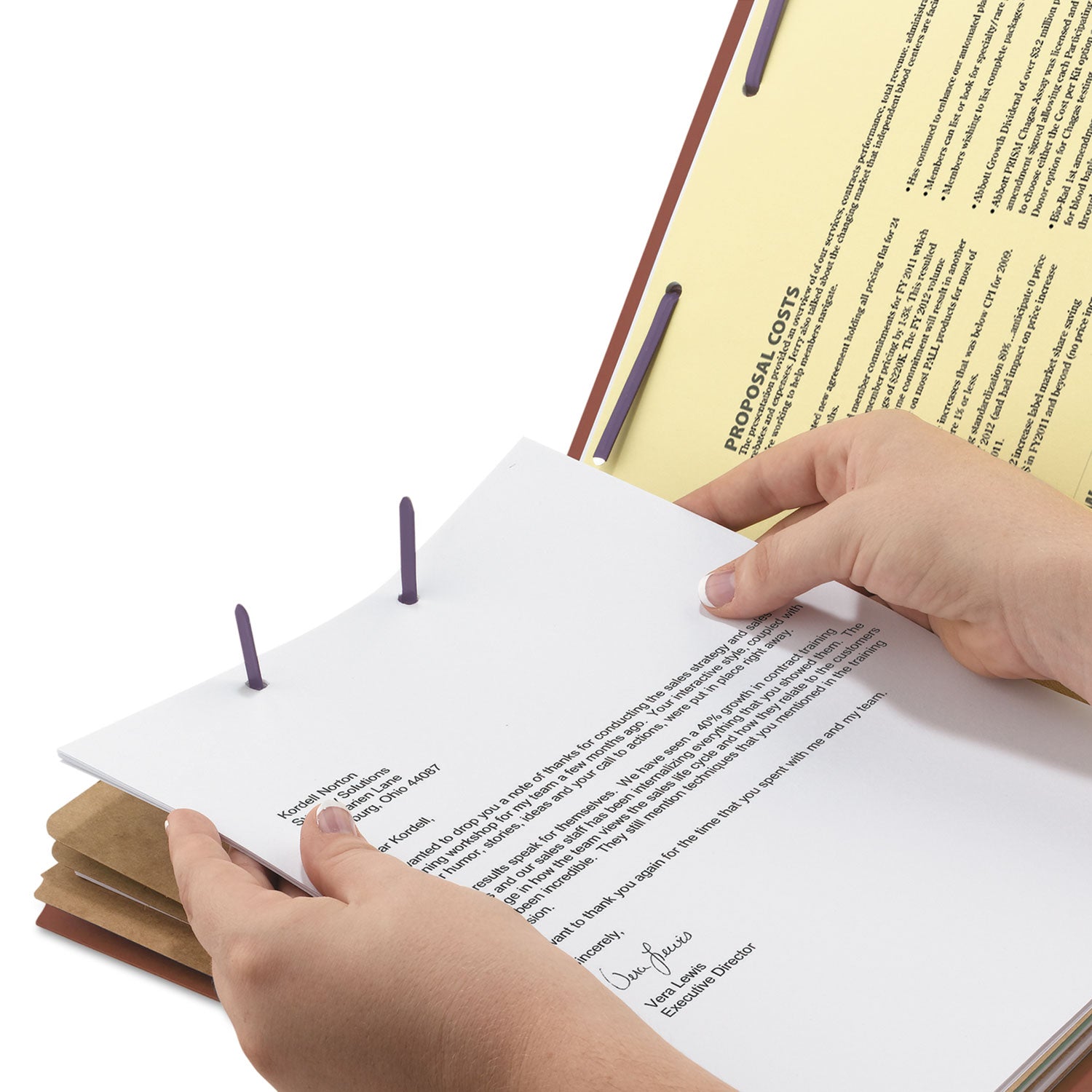 Smead Straight Tab Cut Letter Recycled Classification Folder