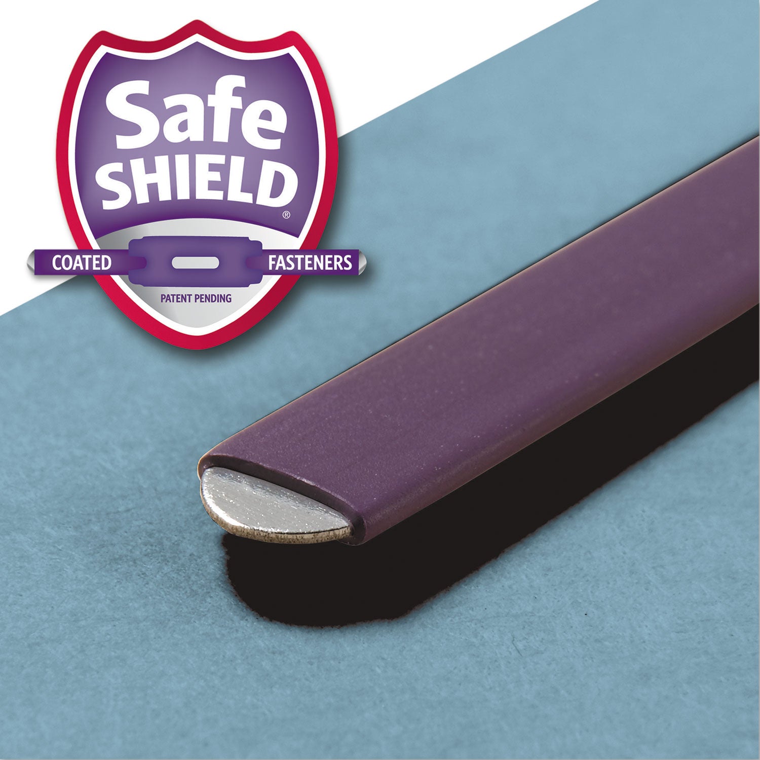 Smead SafeSHIELD 2/5 Tab Cut Letter Size Recycled Classification Folders, 2" Expansion, 2 Fasteners, 2 Dividers, Pressboard, Assorted Colors, Heavy Duty, 10/Box