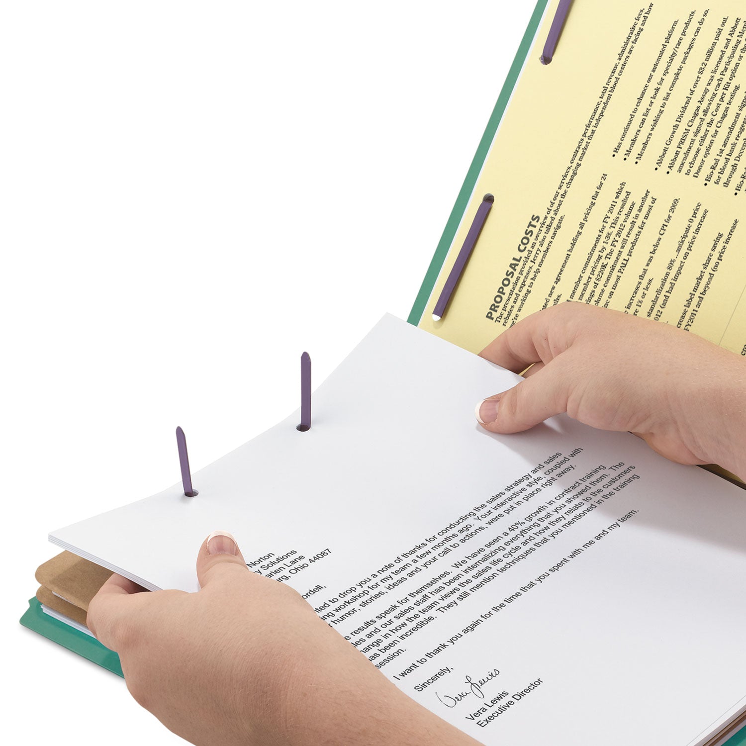 Smead SafeSHIELD Legal Classification Folder, 2/5 Tab Cut, 2" Expansion, 2 Fasteners, 2 Pockets, 2 Dividers, 25 pt. Green Pressboard, 100% Recycled, 10/Box
