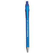 Paper Mate Flexgrip Ultra Retractable Pens - Fine Pen Point - Refillable - Retractable - Blue Ink - Alcohol Based - Rubber Barrel - 1 Dozen