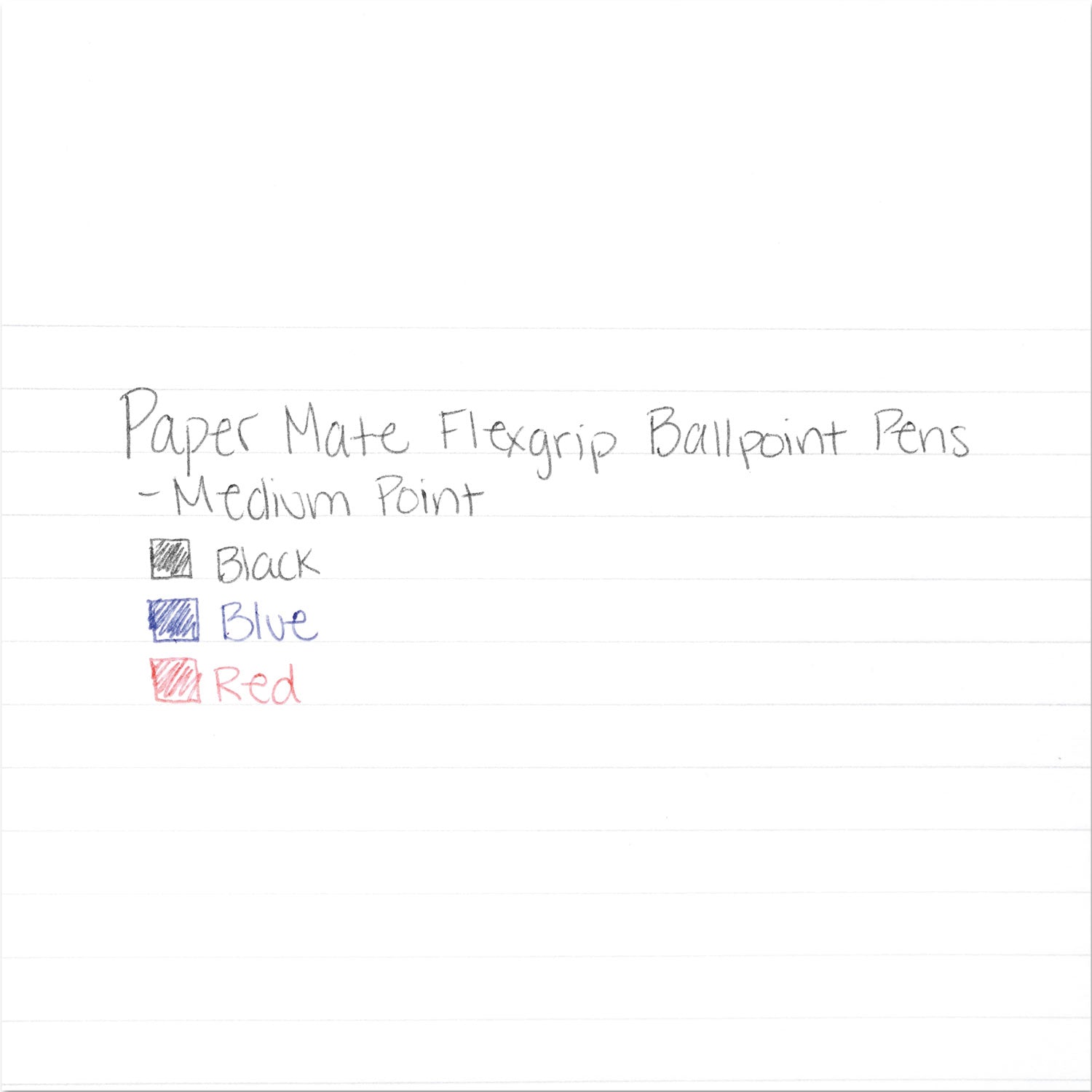 Paper Mate Flexgrip Ultra Retractable Pens - Medium Pen Point - Refillable - Retractable - Black Ink - Alcohol Based - Rubber Barrel - 1 Dozen