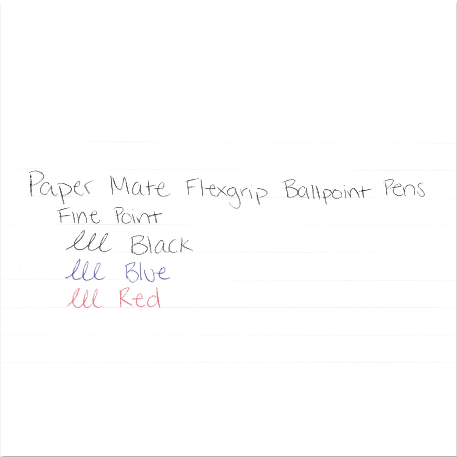 Paper Mate Flexgrip Ultra Retractable Pens - Fine Pen Point - Refillable - Retractable - Black Ink - Alcohol Based - Rubber Barrel - 1 Dozen