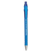 Paper Mate Flexgrip Ultra Retractable Pens - Medium Pen Point - Refillable - Retractable - Blue Ink - Rubber Barrel - 1 Dozen