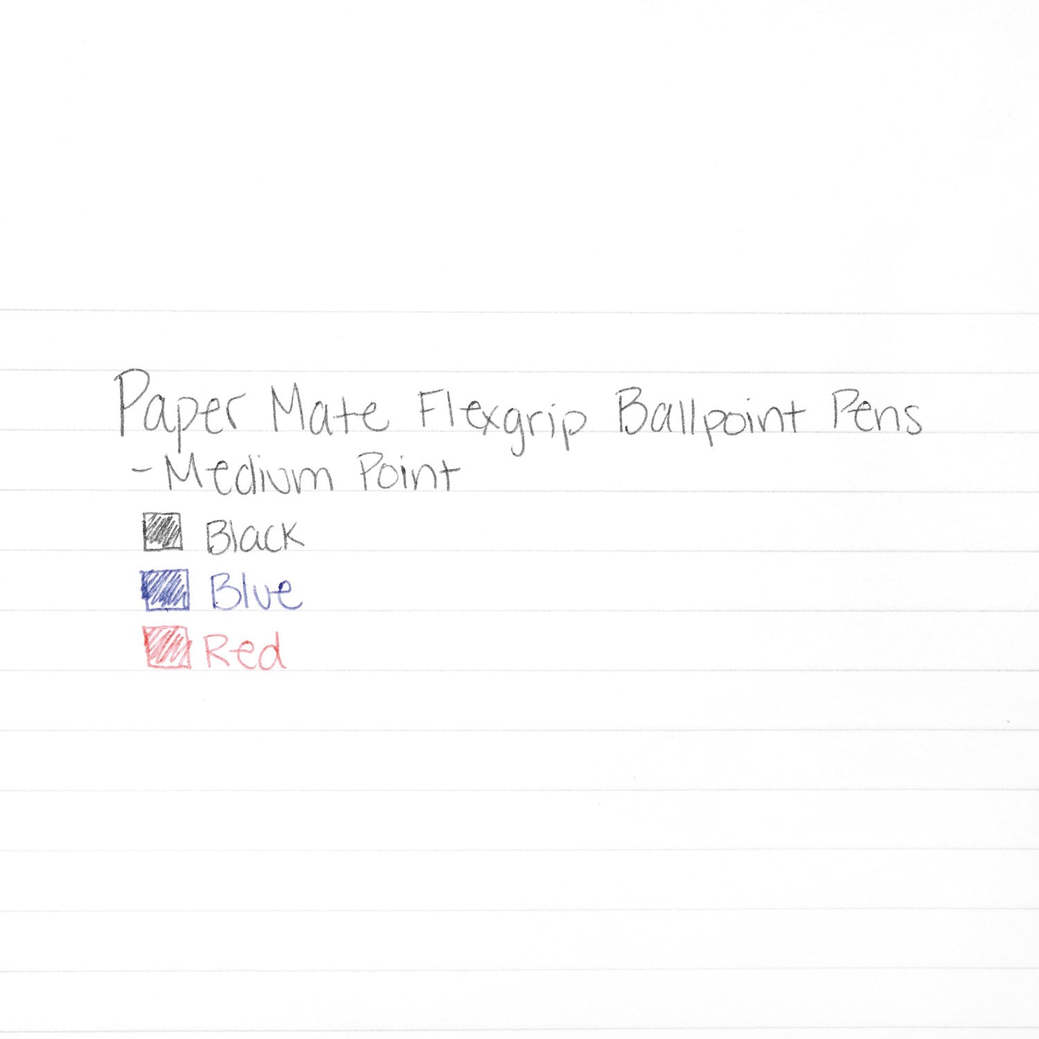 Paper Mate Flexgrip Ultra Retractable Pens - Medium Pen Point - Refillable - Retractable - Blue Ink - Rubber Barrel - 1 Dozen