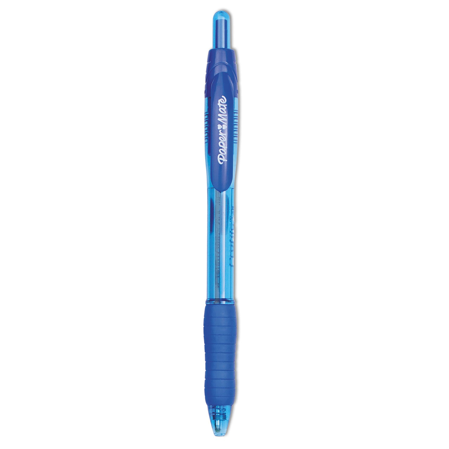 Paper Mate Retractable Profile Ballpoint Pens - 1.4 mm Bold Pen Point - Retractable - Blue Ink - Gel-based - Blue Barrel - 1 Dozen
