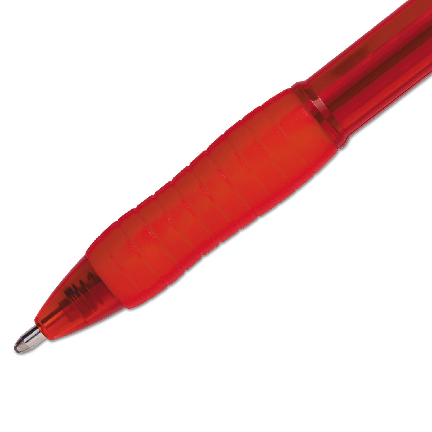 Paper Mate Profile Retractable Ballpoint Pens - 1.4 mm Super Bold Pen Point - Retractable - Red Ink - Red Barrel - 1 Dozen
